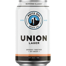 Photo of White Bay Union Lager Can