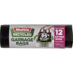 Photo of Multix Recycled Garbage Bags 12pk 12pk