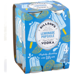 Photo of Billson's Vodka With Lemonade Popsicle 4 X 355ml 4.0x355ml