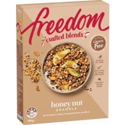 Photo of Freedom Crafted Blends Honey Nut Granola 400g