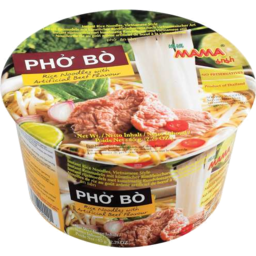 Photo of Amoy Mama Instant Rice Noodles Pho Bo Beef Bowl 70g 70g