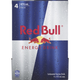 Photo of Red Bull Energy Drink Cans 4x473ml