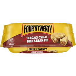 Photo of Four 'N Twenty Four N' Twenty Nacho Chilli Beef & Bean Pie