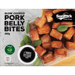 Photo of Sunpork Slow Cooked Pork Belly Bites 400g