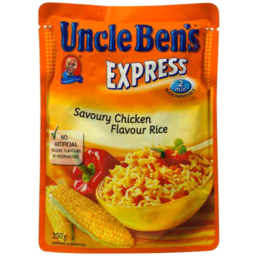 Photo of Uncle Bens Express Rice Savoury Chicken Flavour Rice 250g