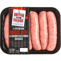 Photo of British Angus Beef & Onion Sausage 500g