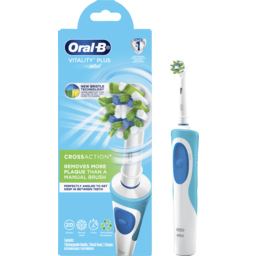 Photo of Oral-B Vitality Cross Action White Electric Toothbrush With Charger