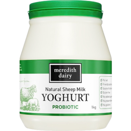 Photo of Meredith Dairy Natural Sheep Milk Yoghurt Probiotic 1kg