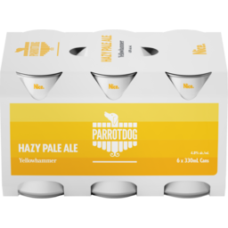 Photo of Parrot Dog Yellowhammer Hazy Pale Ale Cans