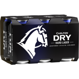 Photo of Carlton Dry Hard Lager Cans 