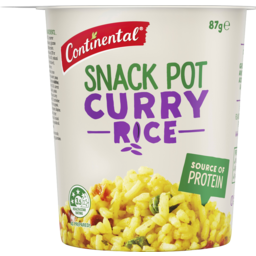 Photo of Continental Snack Pot Curry Rice 87gr Serves 1 87