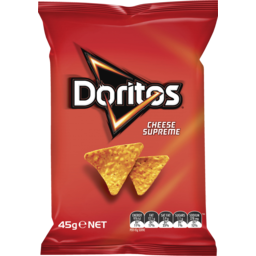 Photo of Doritos Cheese Supreme Corn Chips 45g 45g