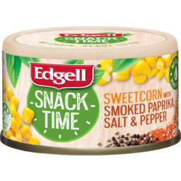 Photo of Edgell Snack Time Sweetcorn With Smoked Paprika Salt & Pepper