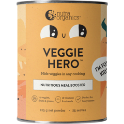 Photo of NUTRA ORGANICS Veggie Hero Kids Meal Booster 125g