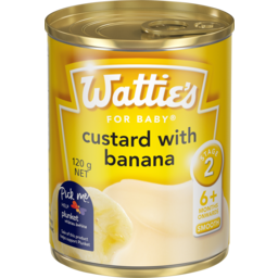 Photo of Wattie's Baby Food Stage 2 Custard With Banana 7+ Months
