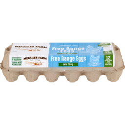 Photo of Meggles Farm Free Range Eggs X Large 12 Pack