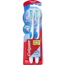 Photo of Colgate 360 Degree Sensitive Pro Relief Extra Soft Toothbrush 2 Pack