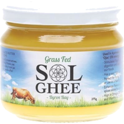 Photo of SOL GHEE:SOL Grass Fed Ghee Natural