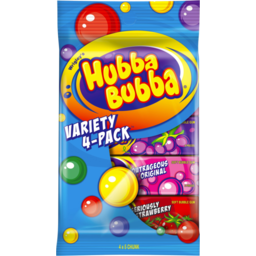 Photo of Wrigleys Hubba Bubba Gum Variety 4 Pack