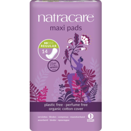 Photo of Natracare Regular Maxi Pads 14 Pack