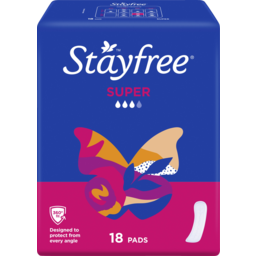 Photo of Stayfree Super No Wings Sanitary Pads 18 Pack