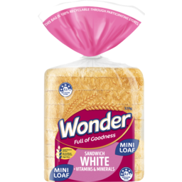 Photo of Wonder White Mini Loaf Vitamins & Minerals 320gm