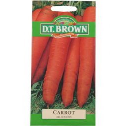 Photo of D.T.Brown Seeds Carrot All Seasons Seeds