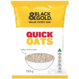 Photo of Black & Gold Quick Cooking Oats