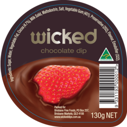 Photo of Wicked Chocolate Flavoured Dip 130gm