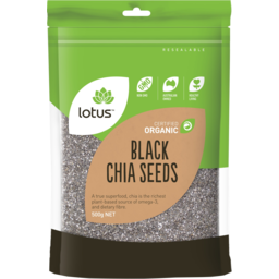 Photo of Lotus Organic Black Chia Seeds
