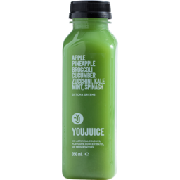 Photo of Youjuice Getcha Green Apple Pineapple Broccoli Cucumber Zucchini Kale Mint Spinach 350ml