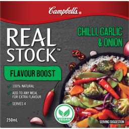 Photo of Campbells Real Stock Chilli Garlic & Onion Flavour Boost