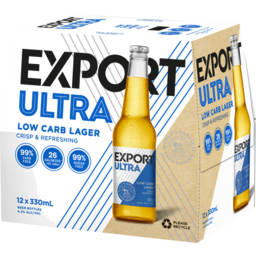 Photo of Export Ultra Low Carb Bottles 12 Pack