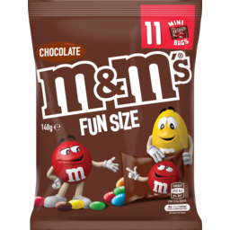 Photo of M&M’S Fun Size Milk Chocolate Snacks 11 Mini Bags 148g 148g