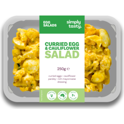 Photo of Simply Tasty Curry Egg Cauliflower Salad