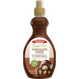 Photo of Queen Sugar Free Chocolate Fudge Flavoured Topping Squeeze 355ml