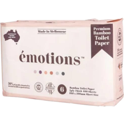Photo of Emotions Bamboo Toilet Paper 6pk