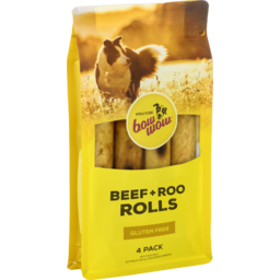 Photo of Bow Wow Beef Roo Rolls 4pk