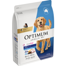 Photo of Optimum Grain Free Dry Dog Food With Chicken & Vegetables 2.5kg Bag