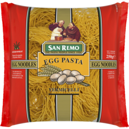 Photo of San Remo Egg Pasta Vermicelli Egg Noodles 250g