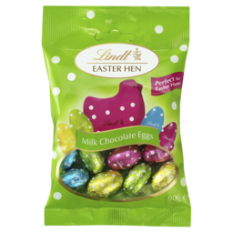 Photo of Lindt Easter Hen Milk Chocolate Mini Eggs Bag 90g 90g
