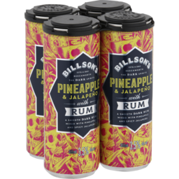 Photo of Billson's Rum With Pineapple And Jalapeno 4x355ml
