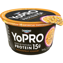 Photo of Danone YoPRO Passionfruit Yoghurt 160g