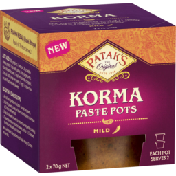 Photo of Patak's Korma Paste Pots 2x70gm