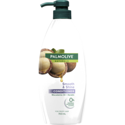 Photo of Palmolive Naturals Hair Conditioner, , Smooth & Shine With Macadamia Oil & Keratin, For Frizzy Hair, No Parabens, Phthalates Or Colourants 700ml