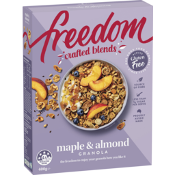 Photo of Freedom Crafted Blends Maple & Almond Granola 400g