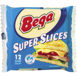 Photo of Bega Super Slices Iws Cheese 12pk 250g