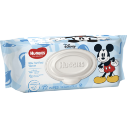 Photo of Huggies Thick Wipes 99% Purified Water 72 Pack