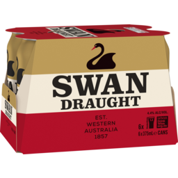 Photo of Swan Draught 6 Can 375ml