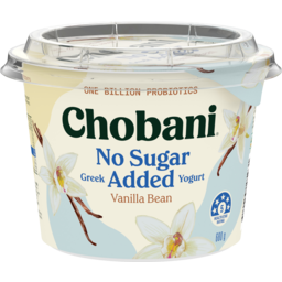 Photo of Chobani No Added Sugar Vanilla Bean Greek Yogurt 680g